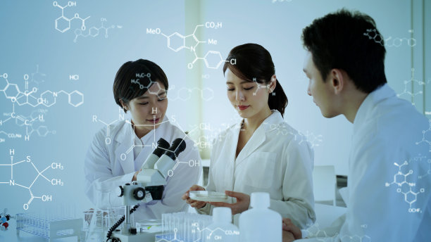 科学技术的概念。科学考试。科学家。图片下载