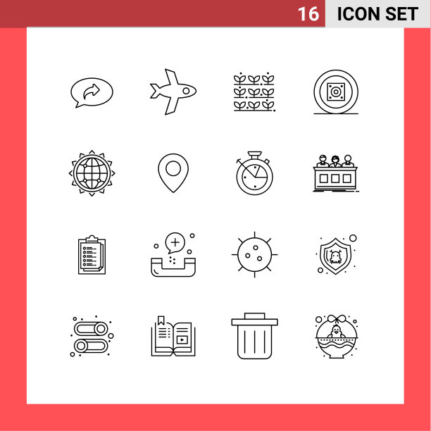 通用图标符号组16现代图片下载
