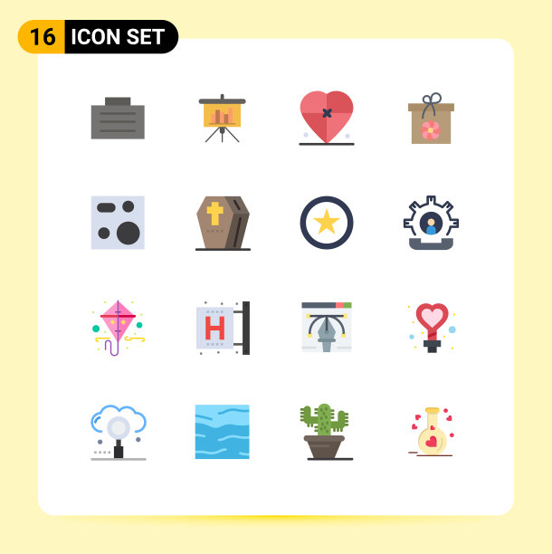 现代设16平色和符号等图片下载