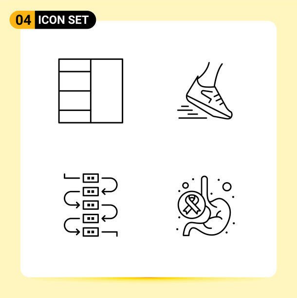 设置4商业填充线平面颜色包图片下载