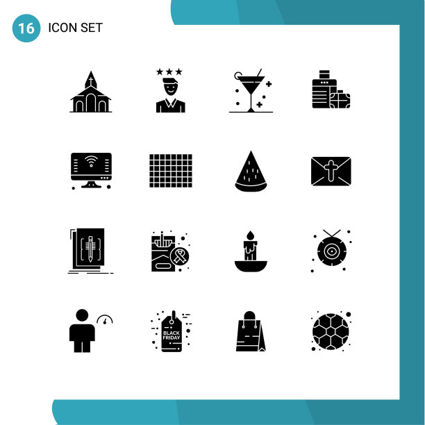 16 .通用立体象形符号符号图片下载