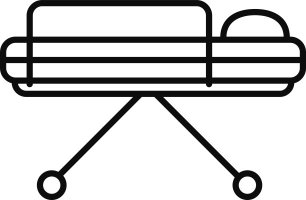担架图标图像线条风格图片下载