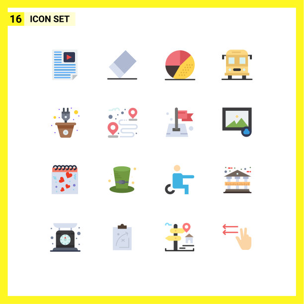 现代集16平色象形文字力量图片下载