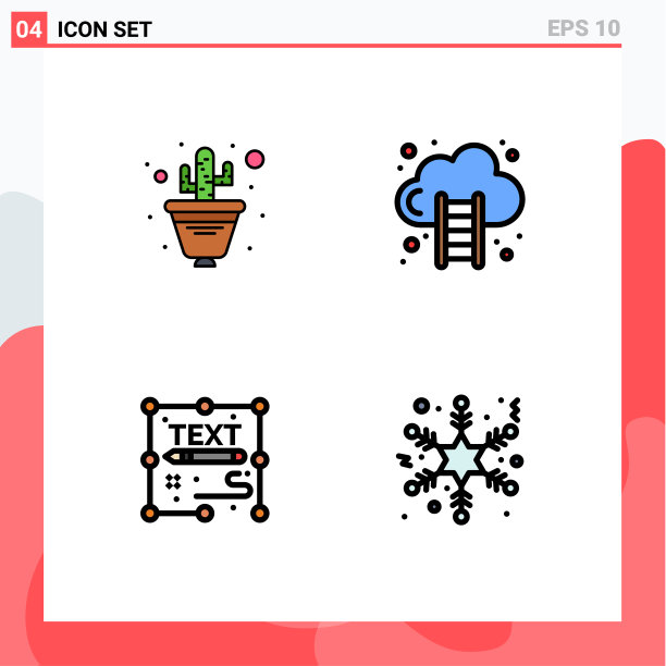 设置4商业填充线平面颜色包图片下载