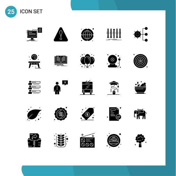 组25现代固体象形文字为公司设置图片下载