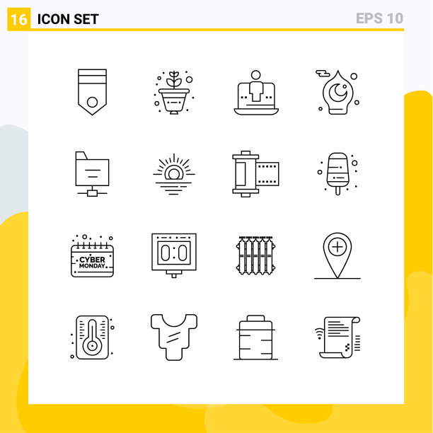 主题提纲和可编辑符号图片下载