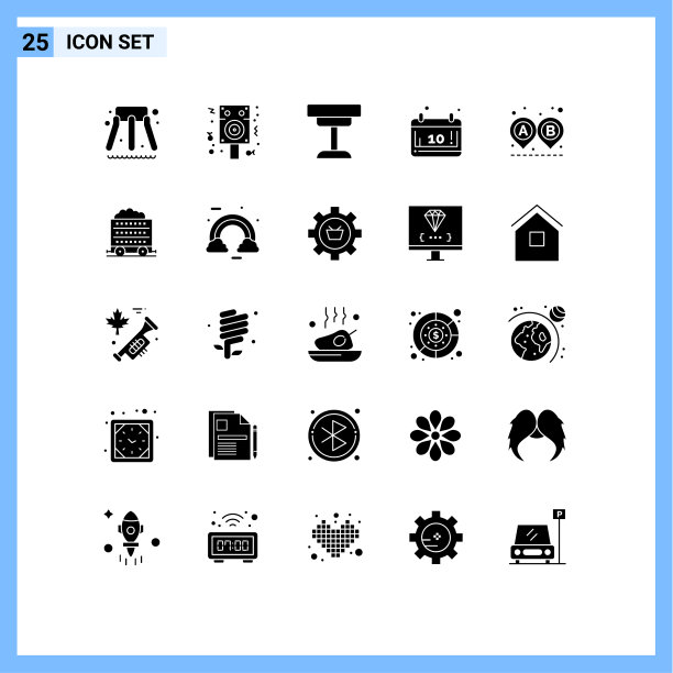 通用图标符号组25现代立体图片下载