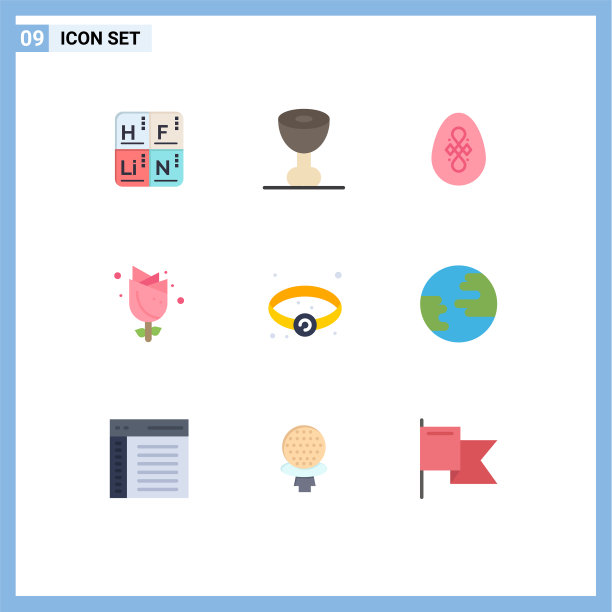 用户界面包9个基本平色的图片下载