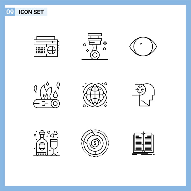 包9创意轮廓球火眼图片下载