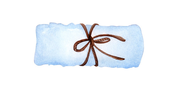 水彩浴巾。单作用的毛巾图片下载