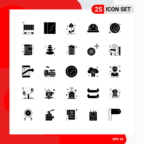 25通用立体符号符号科学图片下载