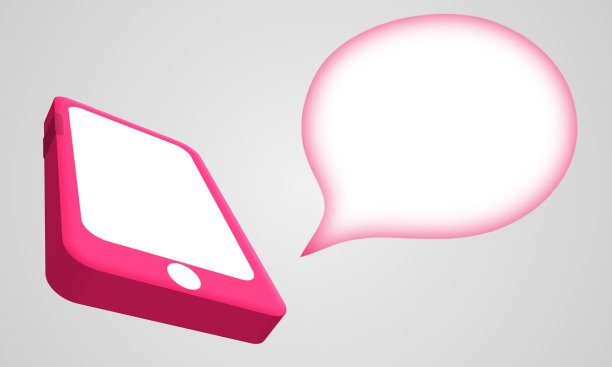 3D插图有智能手机图片下载