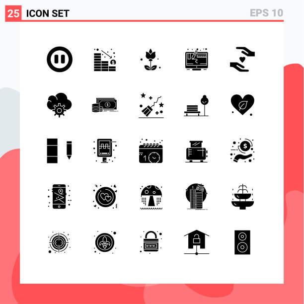 主题立体符号和可编辑符号的25个图片下载