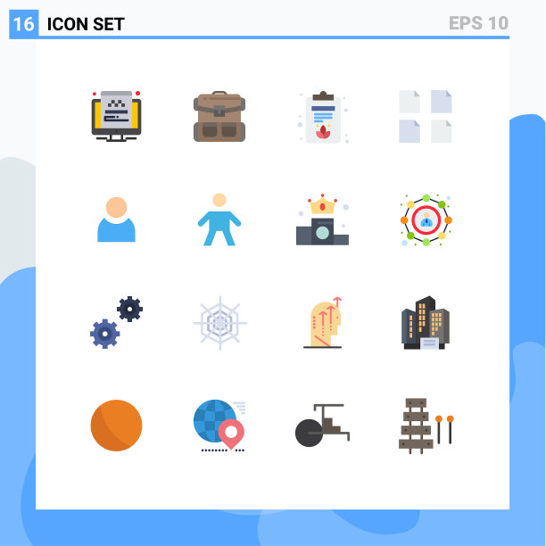 现代集16平色象形文字基本图片下载