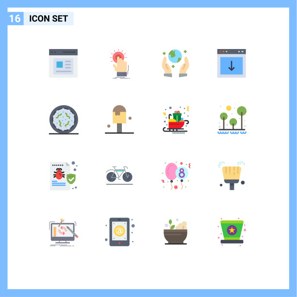 现代设16平色和符号等图片下载
