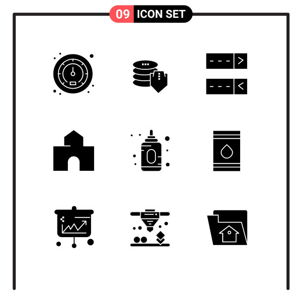 9 .用户界面立体字形包装现代标识图片下载