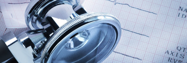 听诊器和心电图图片下载