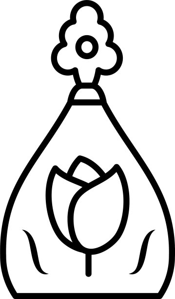 土耳其花瓶图标线条风格图片下载