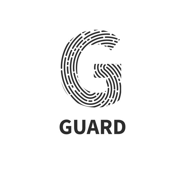 带指纹的保安标志，安全机构图片下载