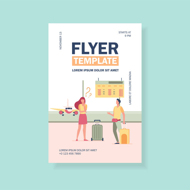 男人和女人站在机场，选择方向图片下载