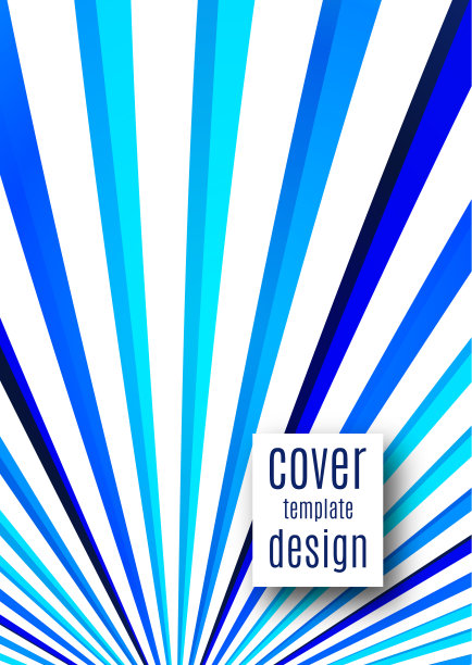 抽象背景与程式化的蓝色条纹。Vectral图片下载