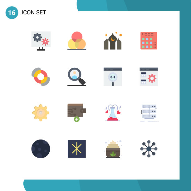 现代设16平色和符号等图片下载