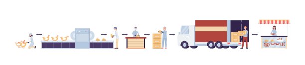 家禽养殖场或肉鸡工厂设置，平面病媒插图隔离。图片下载