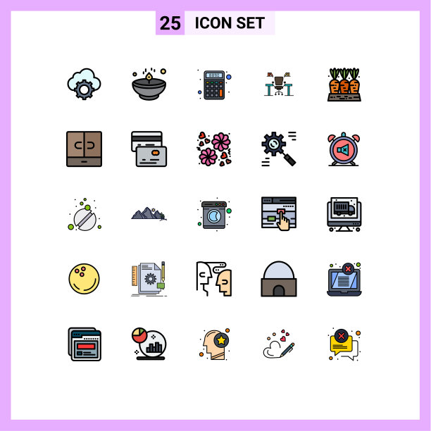 用户界面填充线平色包图片下载