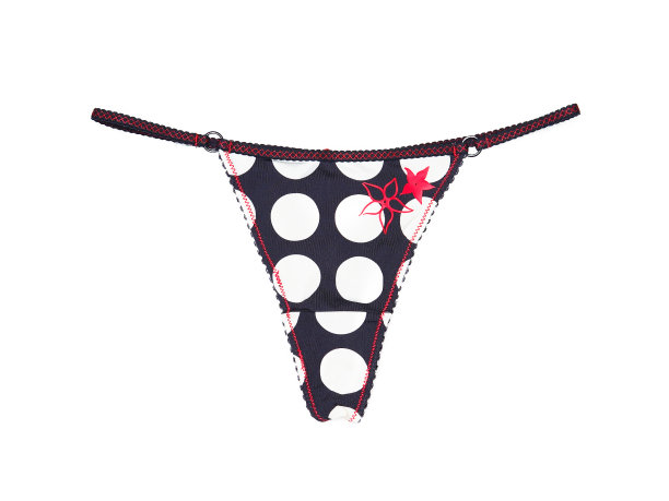 女性蓝白红内裤孤立图片下载