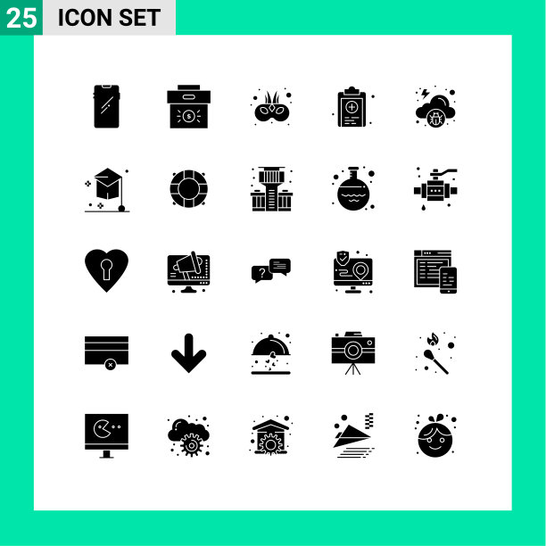 现代设25个立体象形文字测试图片下载