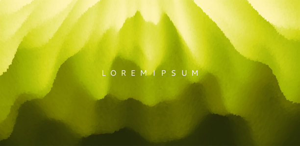 自然的绿色模糊背景。树干上爬满青苔的夏日森林景象。抽象的矢量图。图片下载