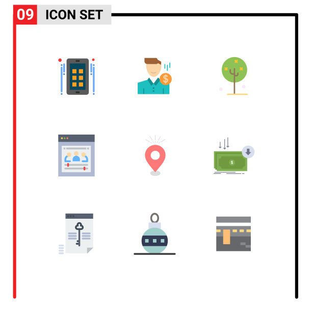 第九组单色标志和符号图片下载