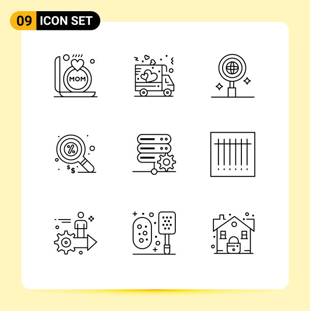 主题提纲和可编辑的符号图片下载