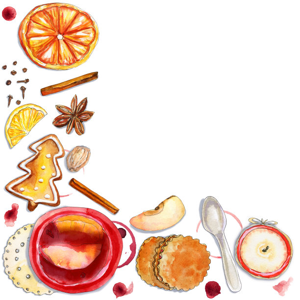 舒适的红色和棕色角落的冬季组成与地方的文字图片下载