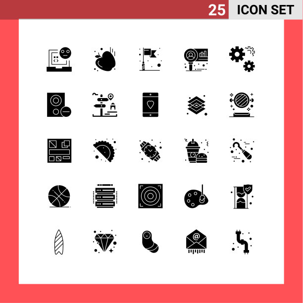 组25现代固体象形文字集图片下载