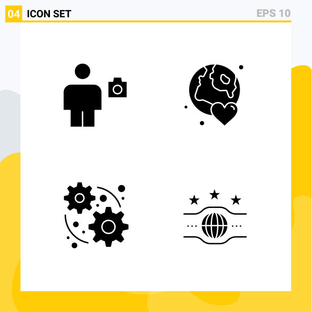 包4现代固体符号符号和符号图片下载