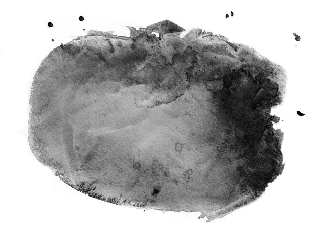 黑色水彩斑点上的白色图片下载