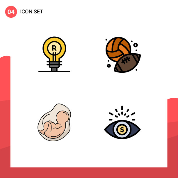 第四组填充线和平色标志图片下载