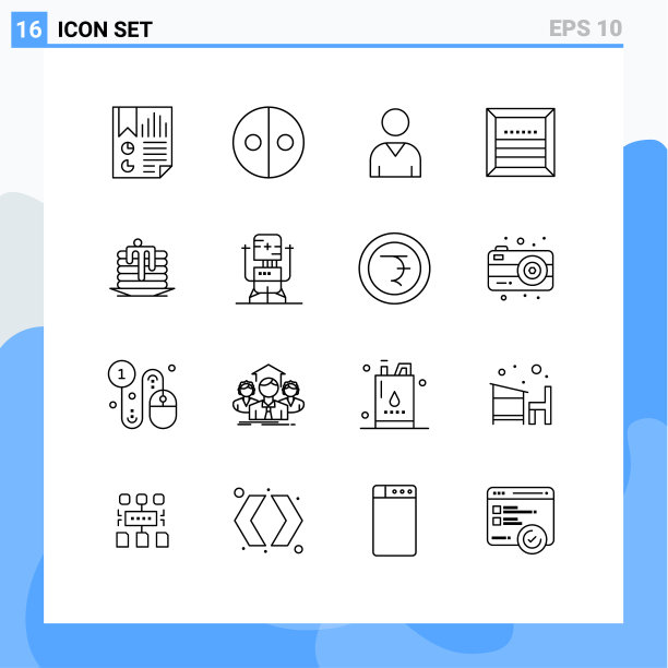 图形设置16简单轮廓蛋糕e图片下载
