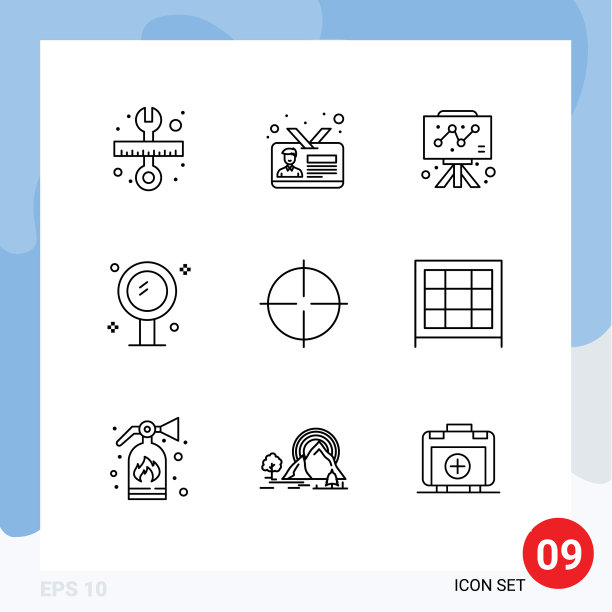 现代集9轮廓和符号等图片下载