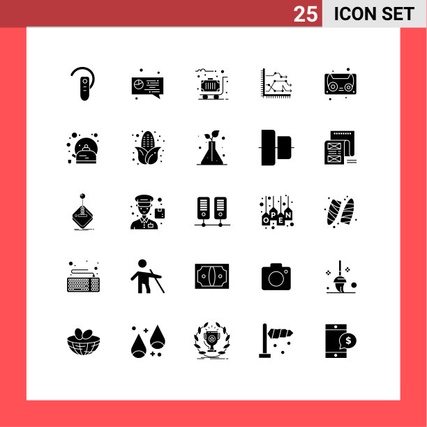 现代集25个立体象形文字之图片下载