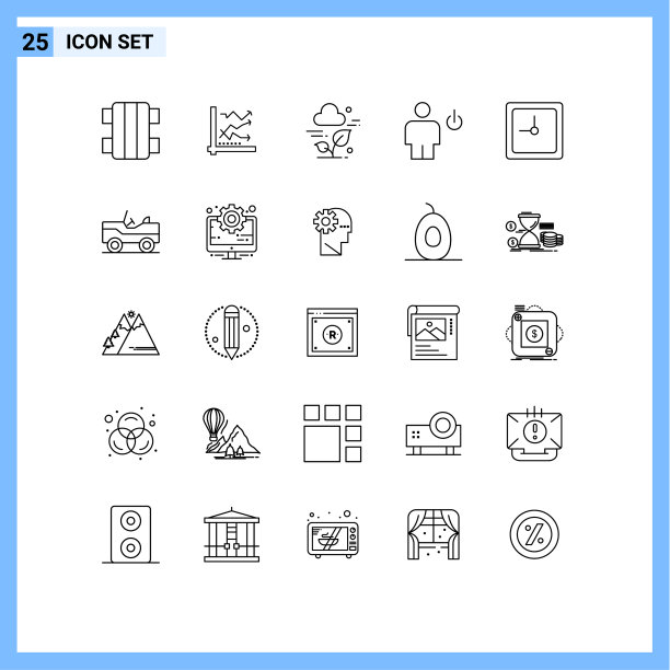 可编辑的线包25个简单的线人图片下载