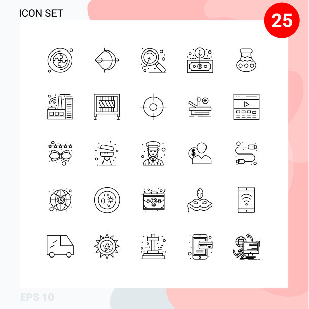 组25行标志和符号为壶图片下载