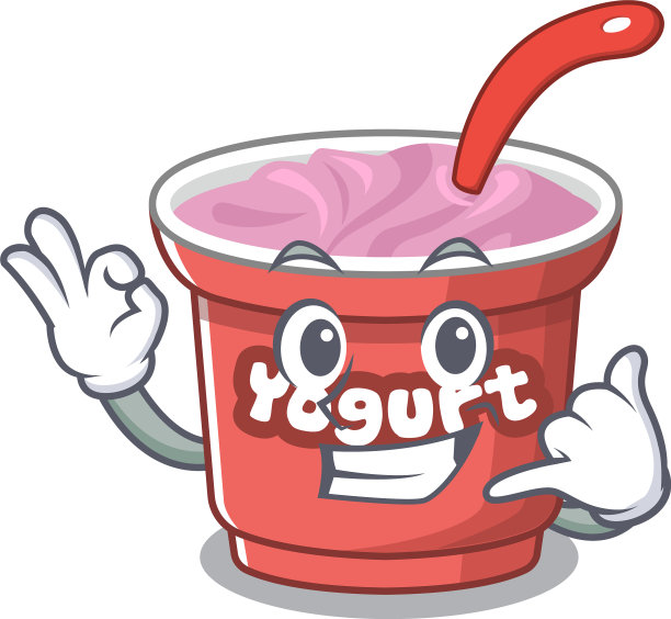 叫我搞笑酸奶卡通人物概念图片下载