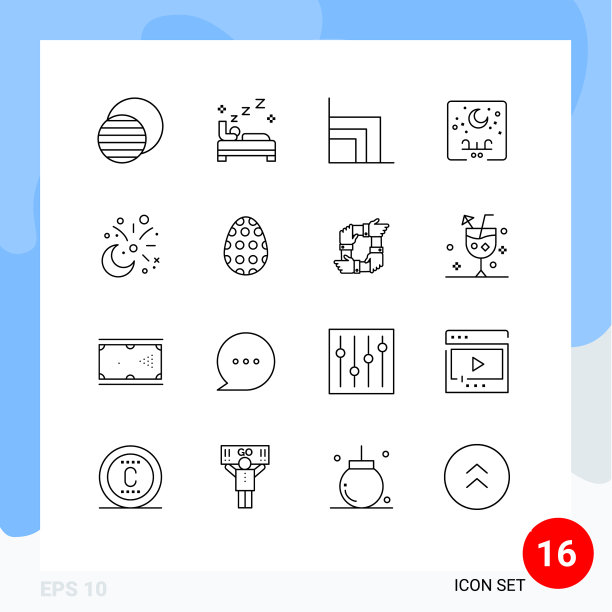 通用图标符号组16现代图片下载