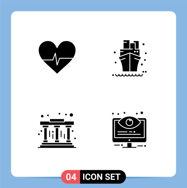 用户界面立体字形包装现代标志图片下载