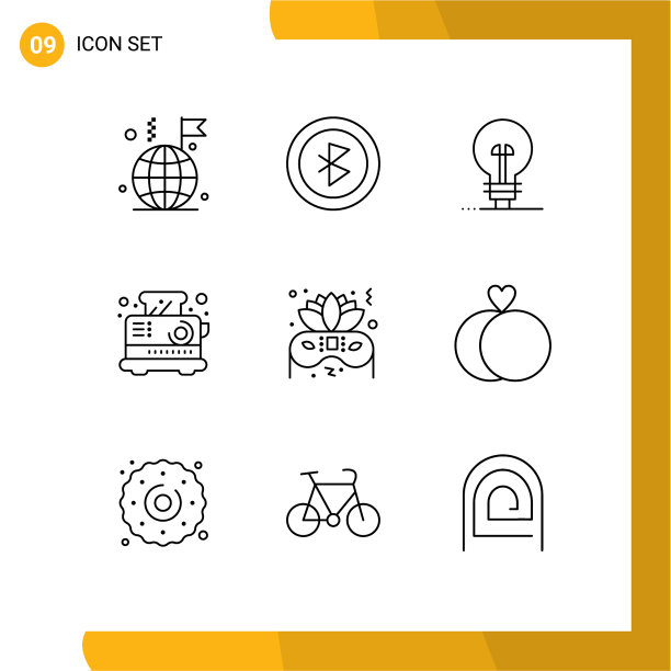 为聚会设置9个商业大纲包图片下载