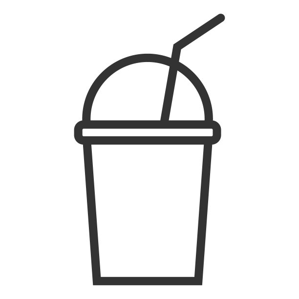 带盖和吸管的一次性杯子图片下载