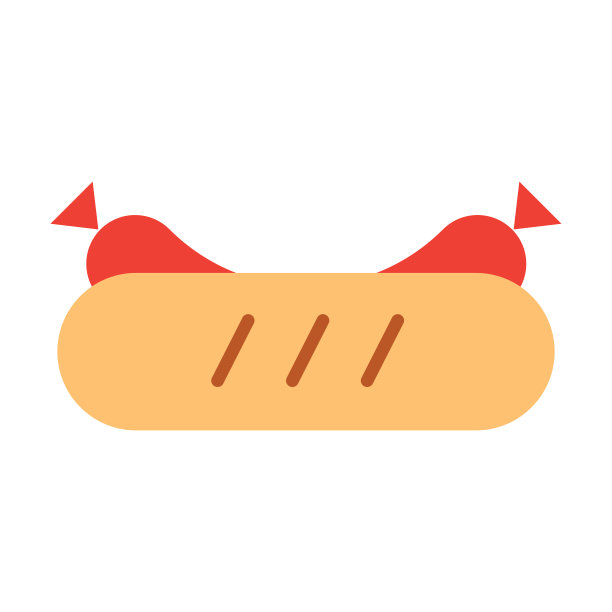 简单的食物图标在时尚风格孤立在白色背景的web应用程序和移动概念。矢量图图片下载