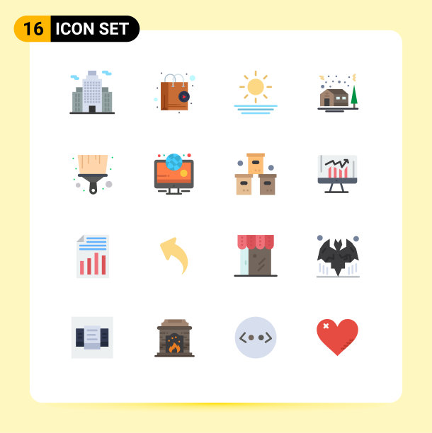 现代设16平色和符号等图片下载